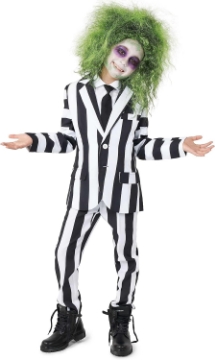 Picture of Suitmeister Boys Beetlejuice Suit - Perfect for Halloween - Including Blazer, Pants and Tie