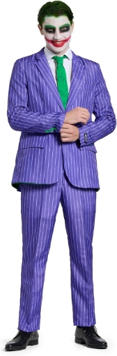 Picture of Suitmeister Men's Halloween Joker Suit Costume Cosplay Party Adult Slim Fit