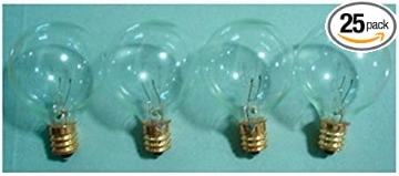 Picture of Summer Nights Incandescent G40 Replacement Bulb Clear 25 lights