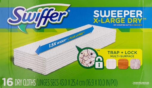Picture of Swiffer Dry Cloth Refill 17.8" X 10" Regular 16 Count