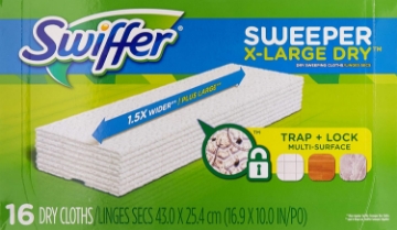 Picture of Swiffer Dry Cloth Refill 17.8" X 10" Regular 16 Count