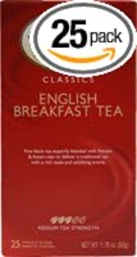 Picture of Tea Bags, English Breakfast, 1.76 oz, 25/Box