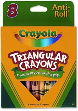 Picture of Triangular Crayons (8/Box) [Set of 3]