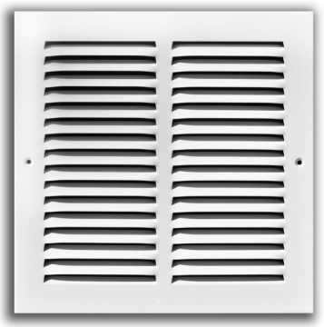 Picture of Truaire C170 10X10(Duct Opening Measurements) Return Air Grille 10-Inch by 10-Inch Sidewall or Ceiling Return Air Grille, White