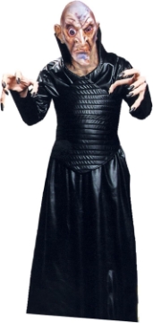 Picture of UHC Men's Robe Leather Like Horror Theme Scary Party Halloween Costume, OS
