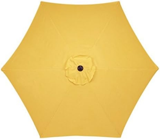 Picture of UM90BKOBD33YLW 9 ft. Yellow Market Umbrella