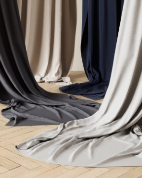 Picture of Umbra Twilight Blackout Panel with Pocket top tabs, Linen