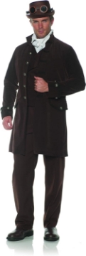 Picture of Underwraps Adult Costume Frock Coat Brown