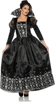 Picture of UNDERWRAPS Women's Evil Queen Costume - Dark Queen Black