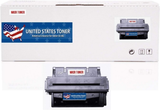Picture of United States Toner Brand Compatible 27X MICR C4127X MICR 10K High Yield Check Printing Toner Cartridge Replacement for use in HP 4000 Series Printers.