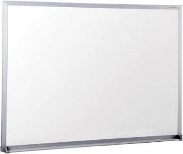 Picture of Universal 43622 Dry-Erase Board, Melamine, 24 x 18, Satin-Finished Aluminum Frame
