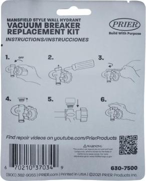 Picture of Vacuum Breaker Service Parts Kit For Model No. 578 Series Wall Hydrants
