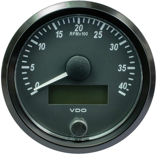 Picture of VDO SingleViu 80mm (3-1/8") Tachometer - 4,000 RPM