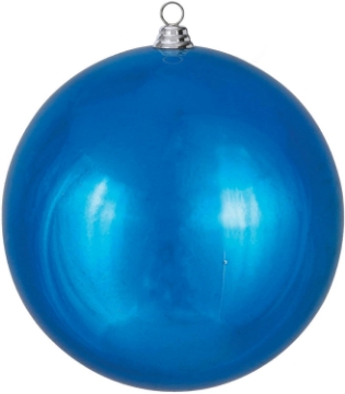 Picture of Vickerman 1575" Blue Shiny Ball Ornament