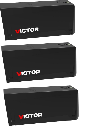 Picture of Victor M241BSR-3 Indoor Electronic Rat Trap, Humane Electric Rat Traps Indoor for Home, No Touch, No See Traps, Pack of 3