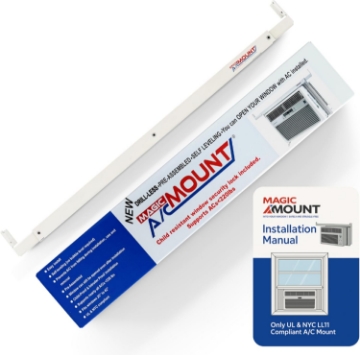 Picture of Window AC Bracket - No Tools or Drilling Required - Adjustable Fit (25"-42") - AC Brackets for Windows Holds up to 220lbs - Rust-Resistant Steel Window Air Conditioner Support Bracket