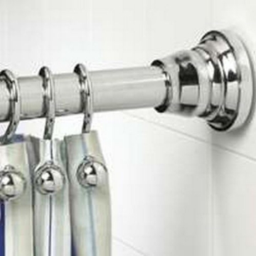 Picture of Zenith Shower Curtain Rod 72 in. L Chrome Silver