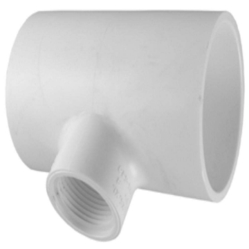 Picture of TEE PVC 1X3/4"SX1/2"FPT