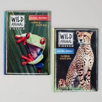 Picture of Kappa Publication 148510 Wild Animal Kindom Coloring Book Assorted Styles