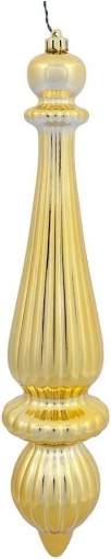 Picture of 14" Gold Shiny Finial Drop UV Dril 2/Bg
