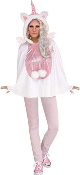 Picture of CHARACTER PONCHO UNICORN