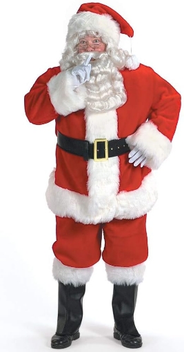 Picture of ADLT SANTA SUIT DELUXE LG
