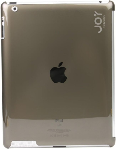 Picture of The Joy Factory SmartFit2 iPad 2 Smart Cover Compatible Ultra-Thin Snap-On Hard Case AAD117, Smoke