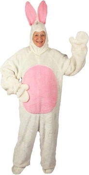 Picture of ADLT BUNNY SUIT WHT XL