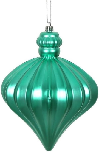 Picture of 6" Teal Matte Onion Drop 4/Bg