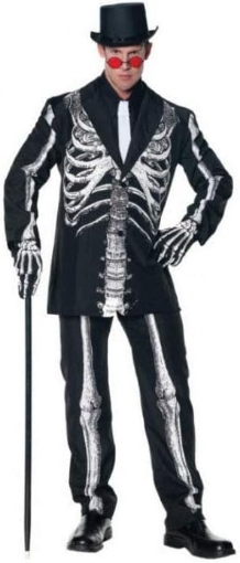 Picture of Men's Bone Daddy Costume, Adult X-Large