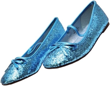 Picture of FLAT BALLET GLITTER CH BU MED