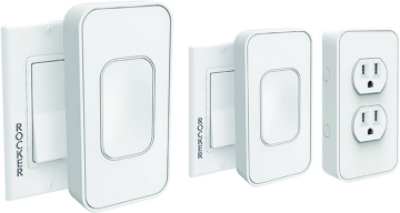 Picture of Switchmate Kit: 1 Smart Power Outlet + 2 Rocker Switches White Starter Kit SKLPP00R2