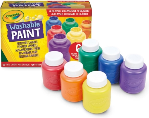 Picture of PAINT,WASHBLE,2OZ,6CT,AST