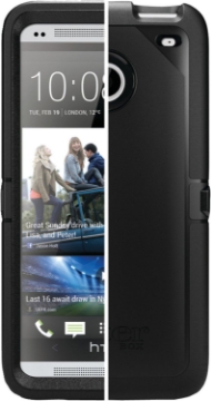 Picture of OtterBox Defender Case for HTC One M7 - Retail Packaging - Blac