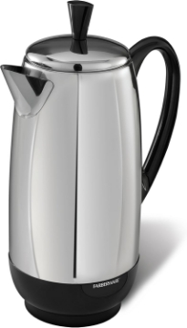 Picture of PERCOLATOR 12CUP BLK/SLV