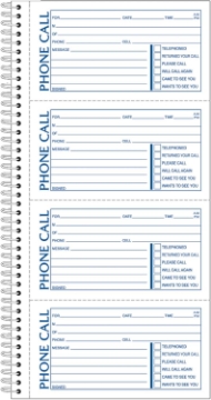 Picture of BOOK;MESSAGE;PHONE;11X5.5"