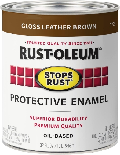 Picture of PAINT QT LEATHER BRN R-O