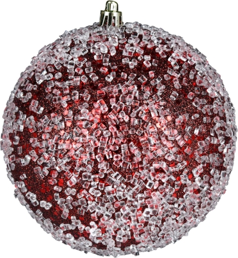 Picture of 10" Burgundy Glitter Hail Ball