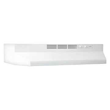 Picture of BROAN-NUTONE 412401 Broan-NuTone 412401 Non-Ducted Under-Cabinet Ductless Range Hood Insert, 24-Inch, White (EA)