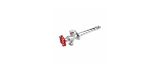 Picture of Mueller 104-513 Mueller Frost Proof Sillcock Anti-Siphon, Silver, Red, 1/2 In. Copper SWT x 1/2 In. MIP (EA)