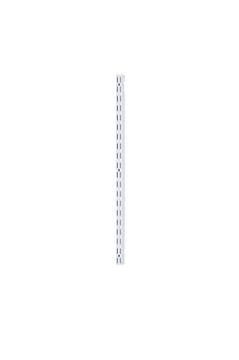 Picture of RUBBERMAID COMMERCIAL 3Q73-00-WHT Rubbermaid Fast Track Adjustable Closet System Hardware 25-Inch Upright White Pantry Storage/Organization for Clothes/Shoes/Food/Cleaning Supplies (PK-10-EA)