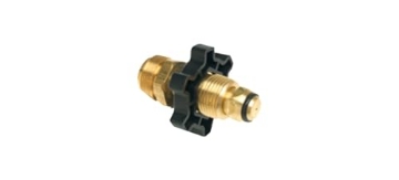 Picture of Mr. Heater, Inc. F273758 Mr. Heater Propane Bulk Cylinder Adapter with Handwheel, Regular, Brass (EA)