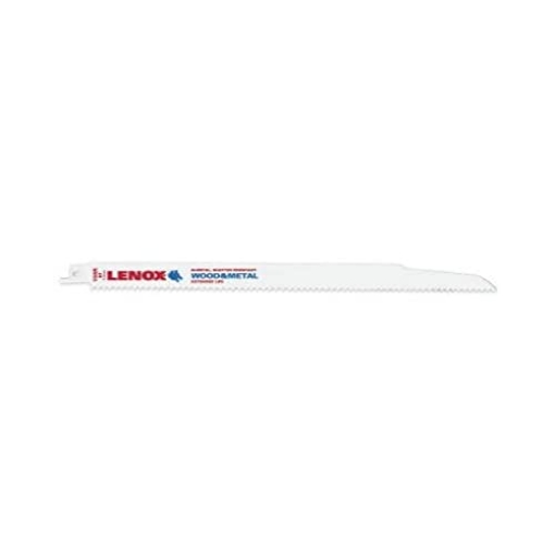 Picture of Lenox Tools 20586S156R Lenox Tools - 20586S156R LENOX Tools Wood Cutting Reciprocating Saw Blade with Power Blast Technology, Bi-Metal, 12-inch, 6 TPI (EA)