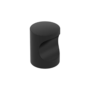 Picture of Amerock BP37026MB Miseno MCKCK4069 Laurel 11/16 Inch Cylindrical Cabinet Knob - Matte Black (EA)