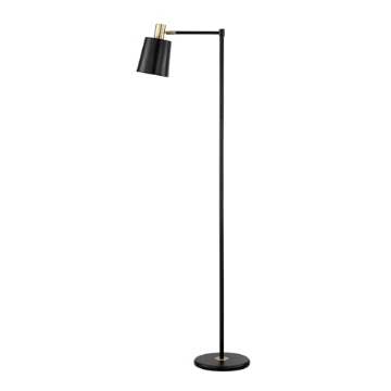 Picture of GLOBE ELECTRIC 12916 GLOBE Electric 12916 Lex 60" Floor Lamp, Black, Satin Finish, Gold Accents (PK-2-EA)