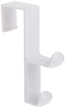 Picture of IDESIGN 16101 iDesign Over the Door, Organizer Hook for Coats, Hats, Robes, Towels - Double Hook, White (EA)