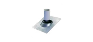 Picture of OATEY CO 12936 Oatey 12936 No-Calk Roof Flashing 9" x 12.5" Base, 12.5" x 8.75" x 2", Metallic (PK-6-EA)