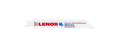 Picture of Lenox Tools 20569S624R 6 each: BiMetal Reciprocating Saw Blade 20569S624R (EA)