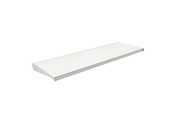 Picture of LOZIER CORP DL416N.W08 Lozier 1" H x 48" W x 16" L Powder Coated Cool White DL Style Shelf - Case of: 2 (PK-2-EA)