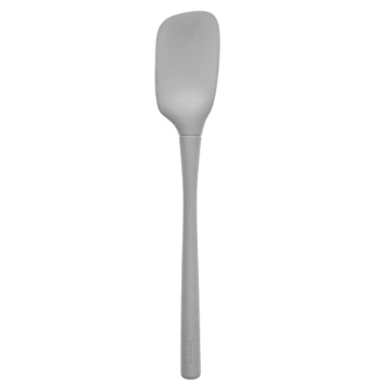 Picture of SDD HOLDINGS LLC 44002-201 Tovolo Spoon Spatula Spoonula All Silicone Ergonomic Handle Grip Oyster Gray, Silicone Spoopula Kitchen Utensil Non Scratch Easy Clean Dishwasher Safe Heat Resistant Flex Core Scoop Spatula (PK-6-EA)